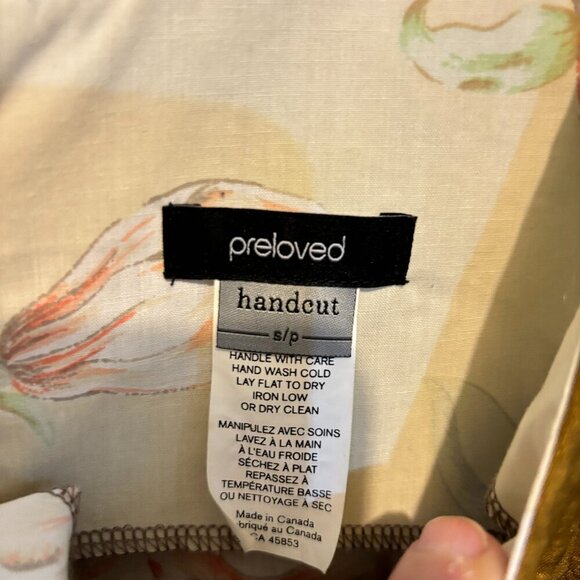 Handcut by Preloved KiKi Mixed Media Sleeveless Dress Upcycled - Picture 2 of 10